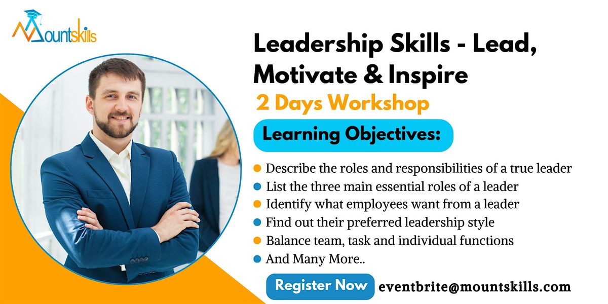 Leadership Excellence  Workshop in Lansing, MI on Nov 18th - 19th, 2024