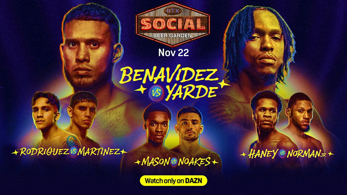 Boxing: Benavidez vs Yarde
