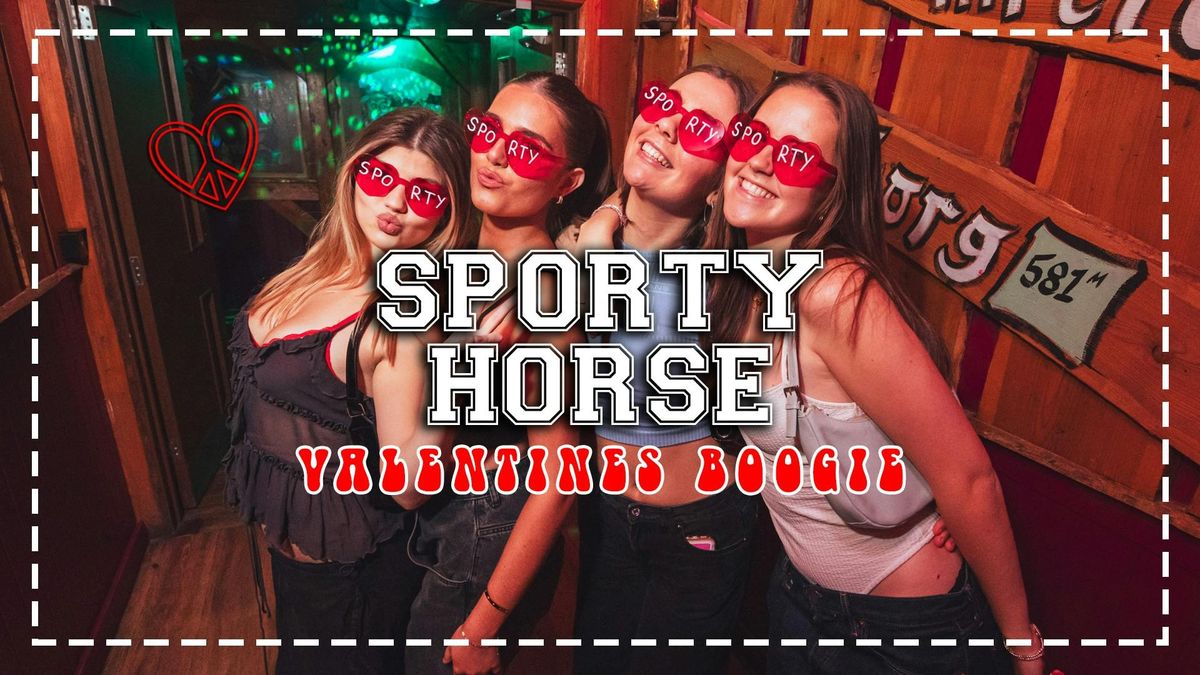 SPORTY HORSE: UOB VALENTINES BOOGIE! \ud83e\ude77\ud83d\udc34 