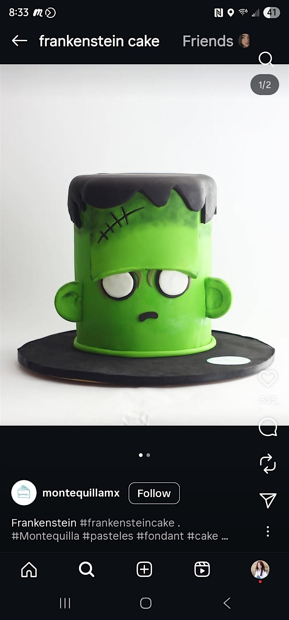 Frankenstein Cake Decorating Class