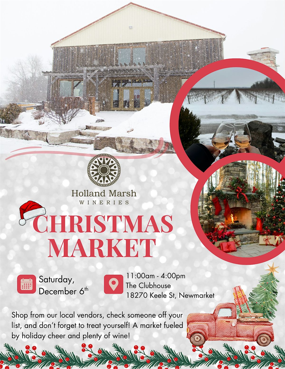 Christmas Market at Holland Marsh Wineries