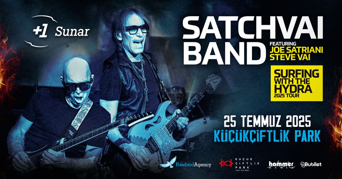 +1 Sunar: SatchVai Band "Surfing with the Hydra Tour" \u0130stanbul