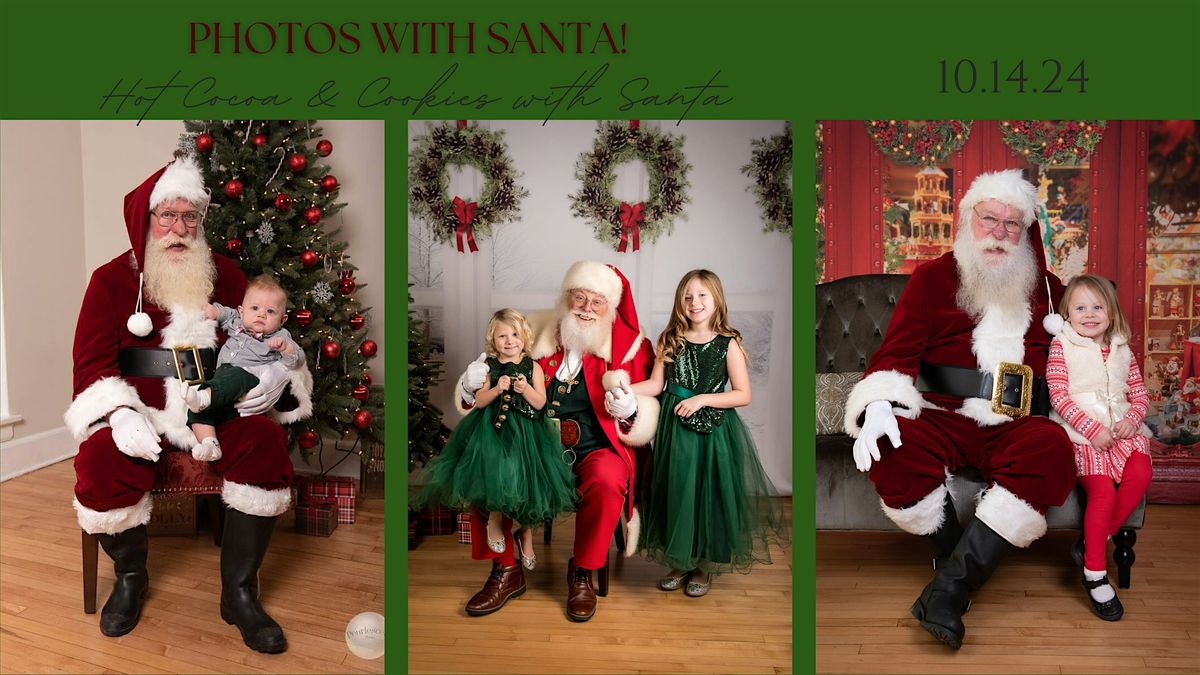 Photos, Hot Cocoa & Cookies with Santa