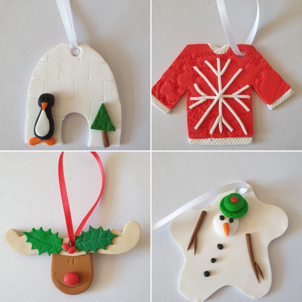 Polymer Clay Christmas Decorations