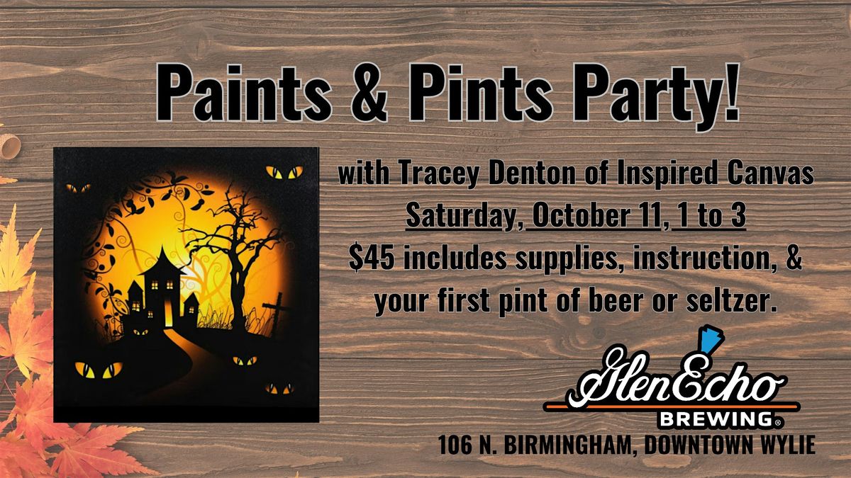 Paints & Pints Party @ Glen Echo Brewing