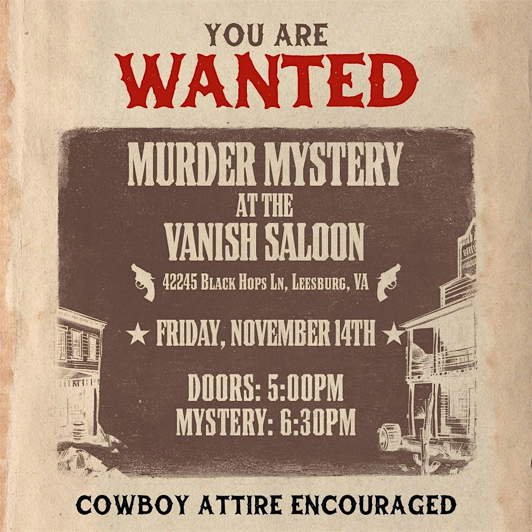 M**der at Vanish Saloon