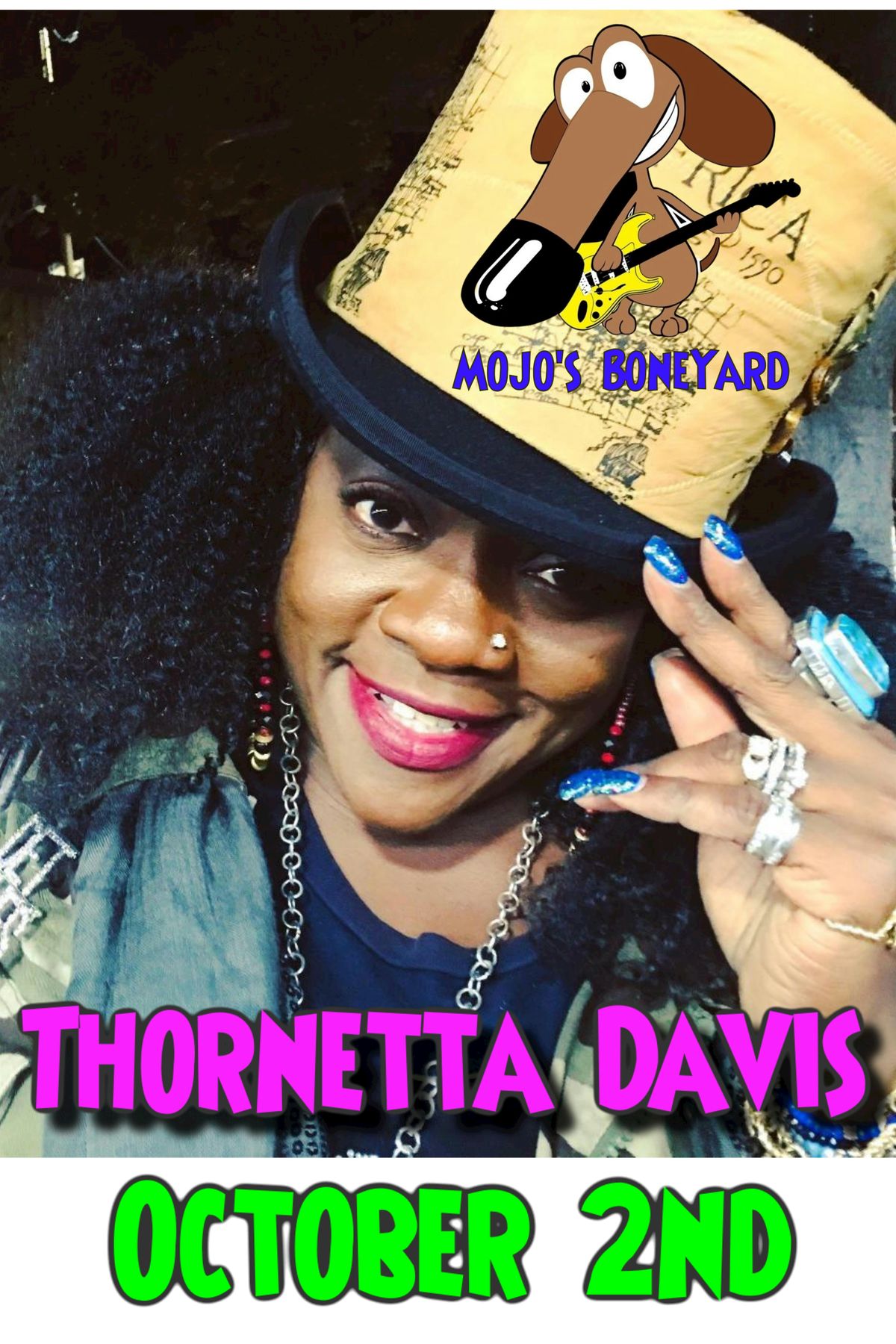 THORNETTA DAVIS~Detroit's Queen of the Blues at Mojo's!