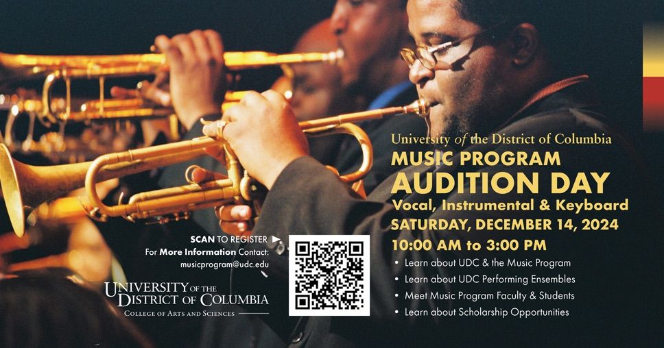 UDC Music Program Audition Day