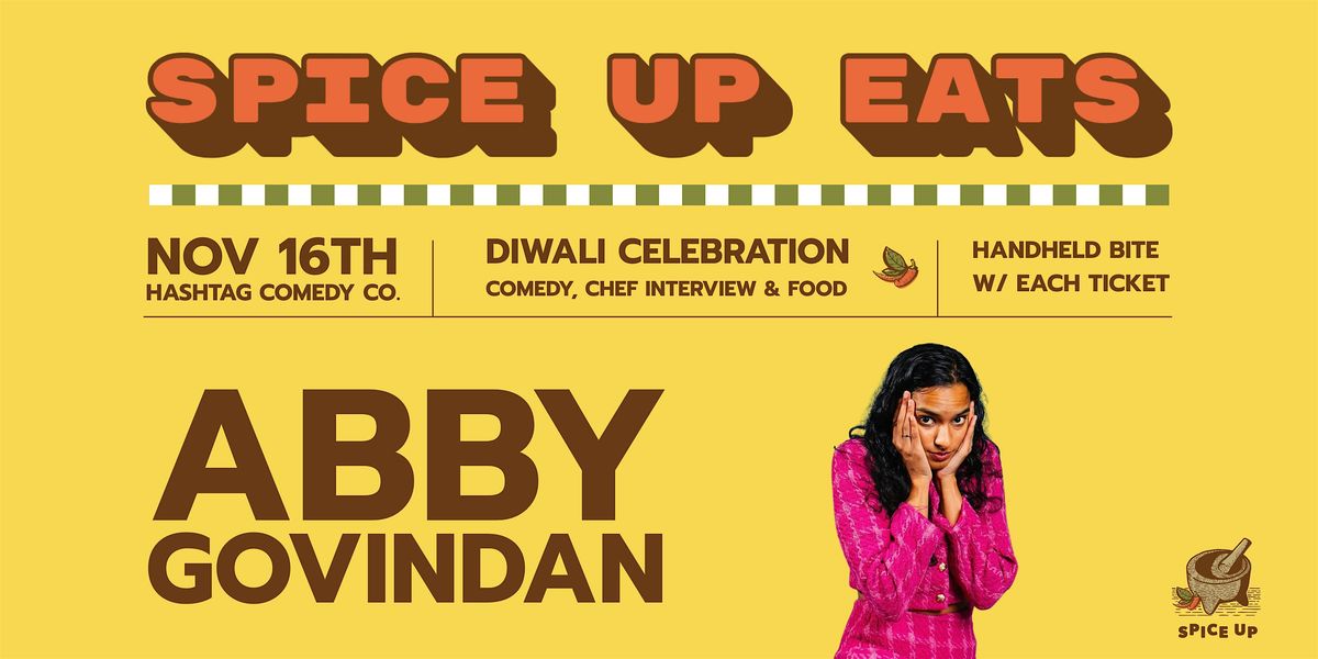 Spice Up Eats : Abby Govindan & Chef Interview Diwali Comedy Show