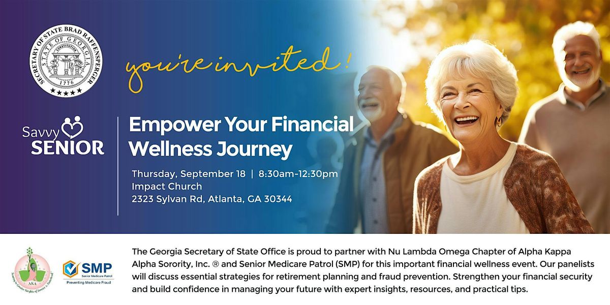 Senior Savvy: Empower Your Financial Wellness Journey  - ATLANTA