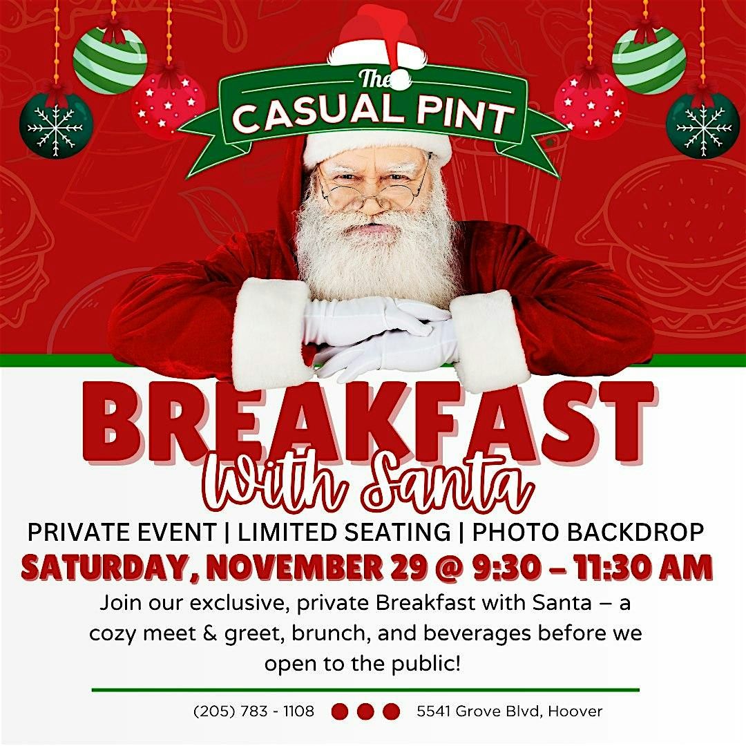 Breakfast With Santa - Saturday, November 29