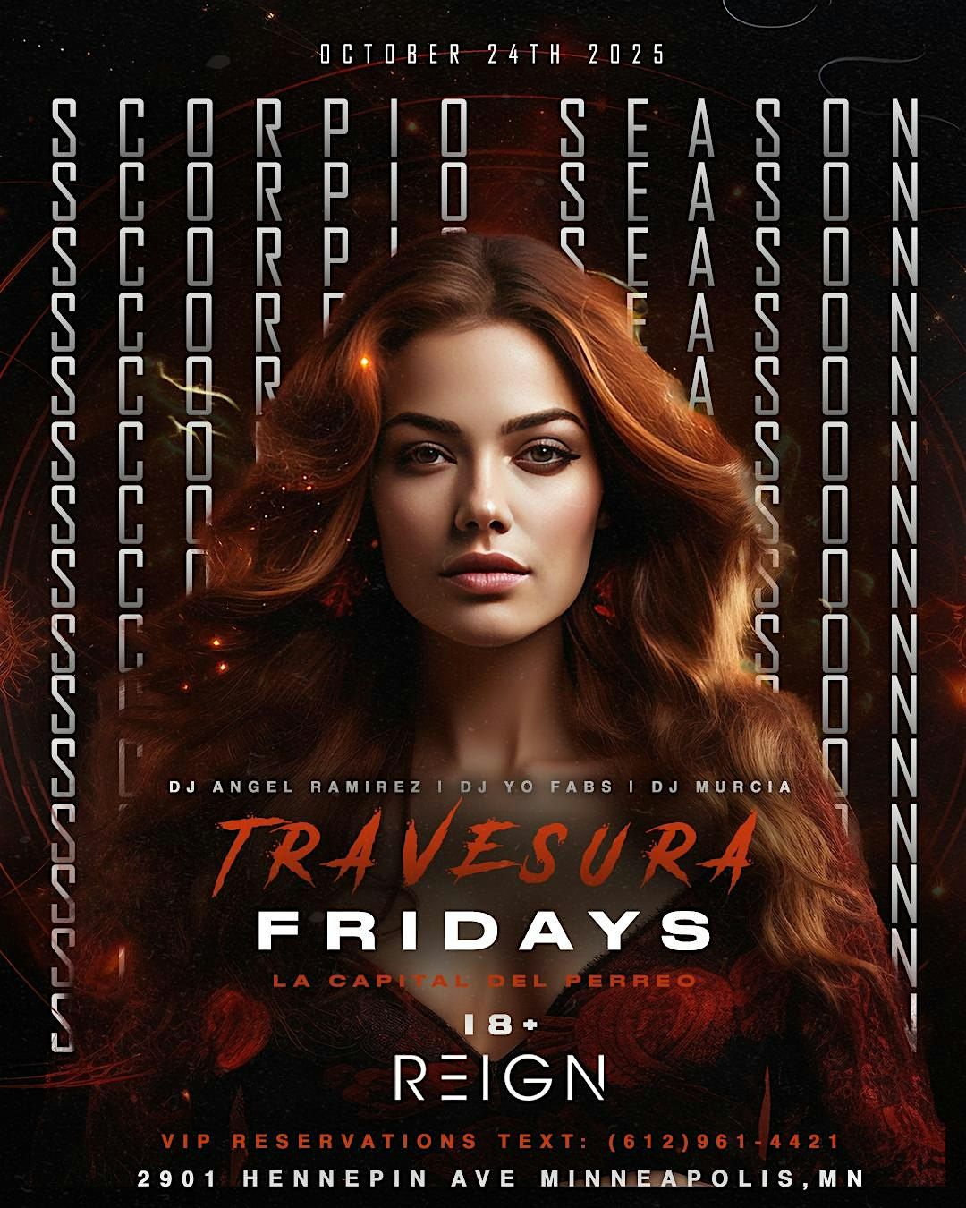 SCORPIO REGGAETON BASH AT REIGN 18+