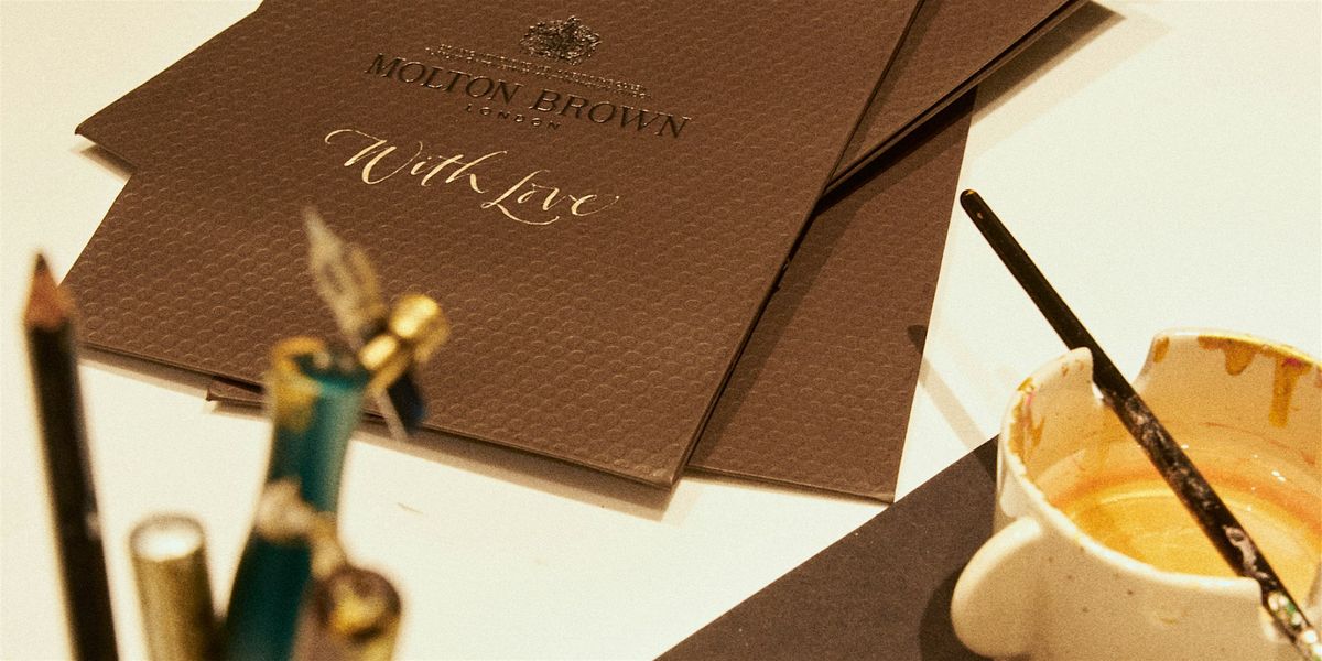 Molton Brown Nottingham - Calligraphy Event