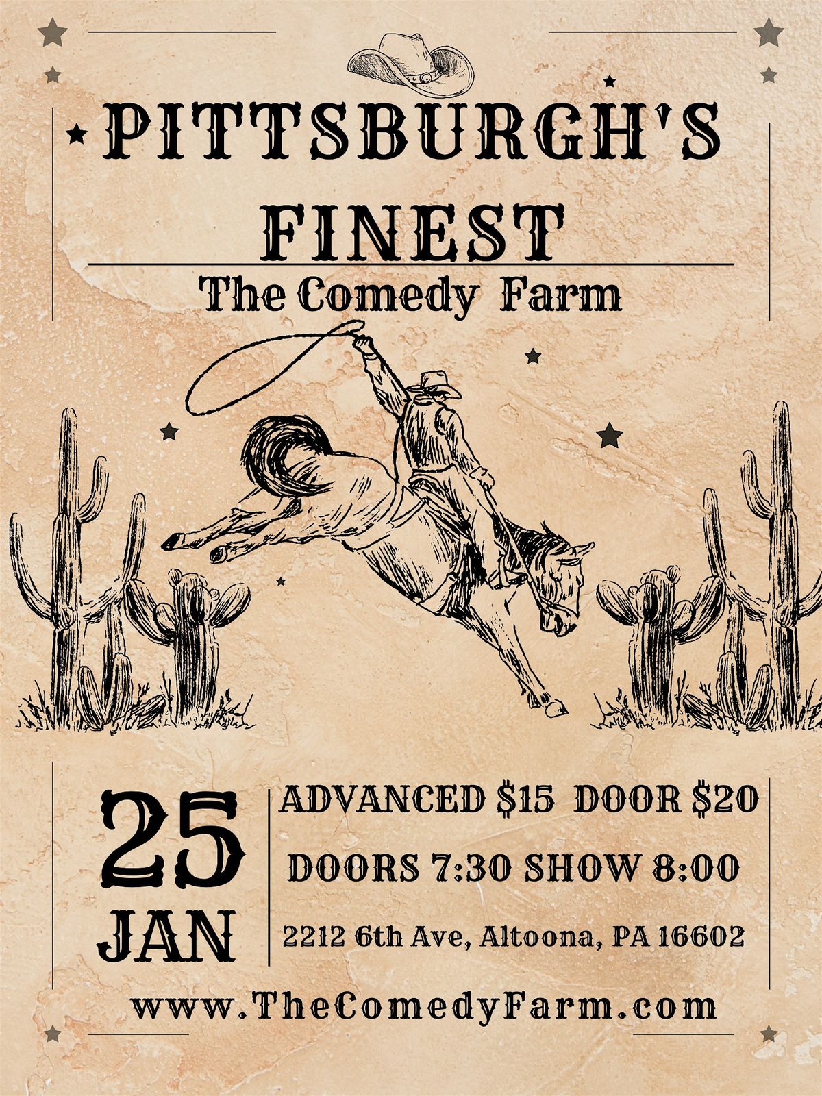 Altoona - Standup Comedy - Pittsburgh's Finest  - The Comedy Farm