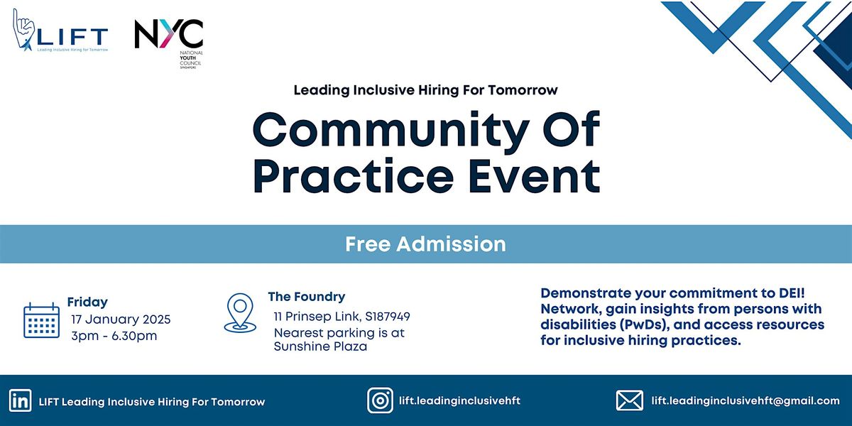 LIFT'S Community Of Practice Event