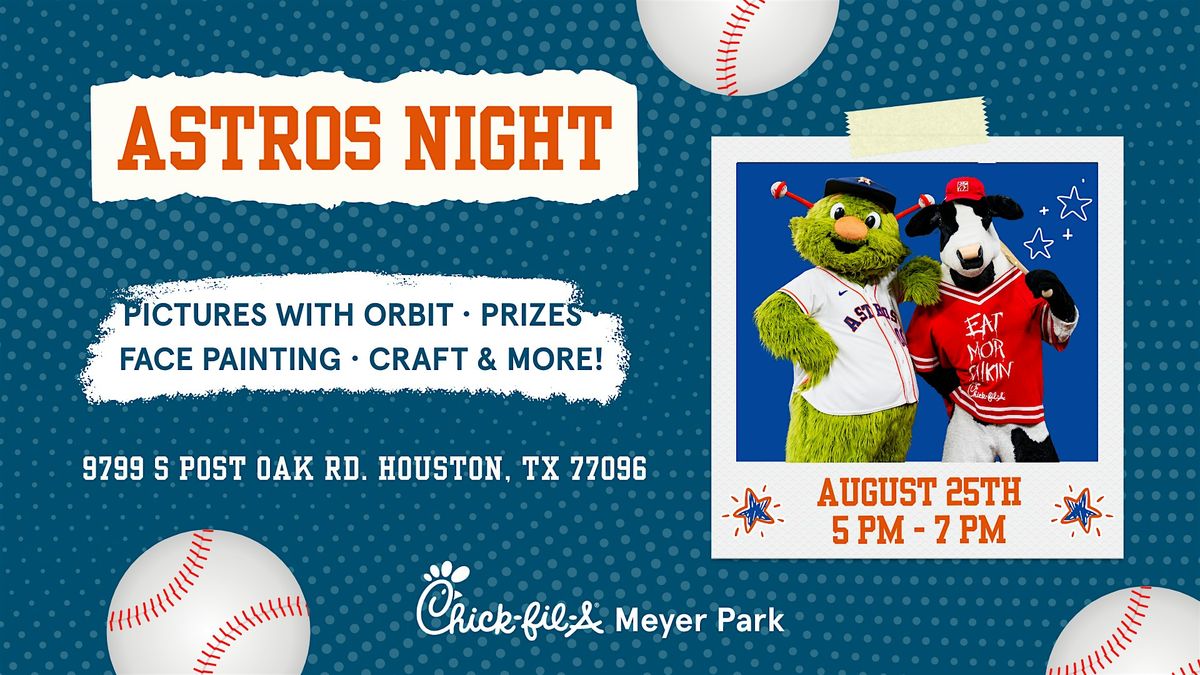 Astros Night at Chick-fil-A Meyer Park