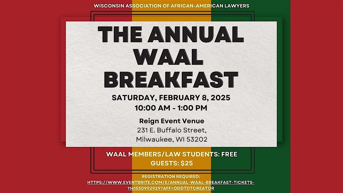 Annual WAAL Breakfast