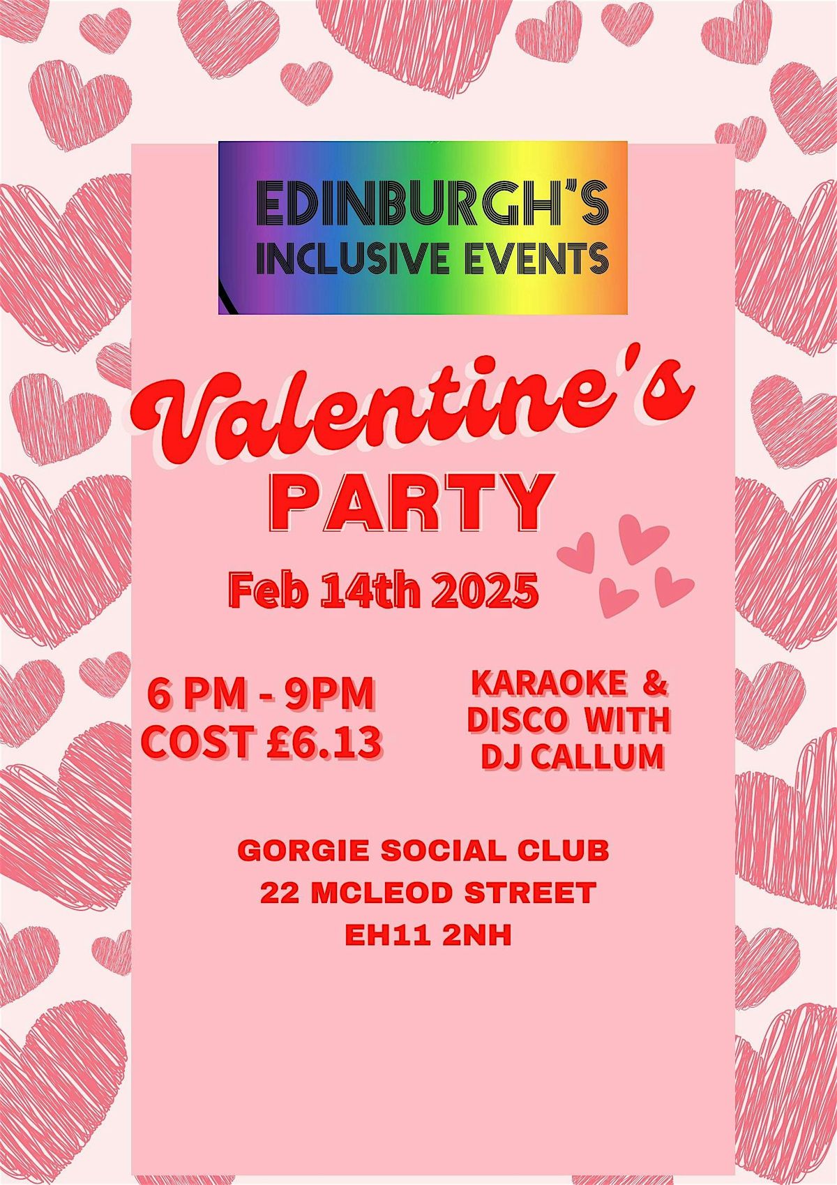 Valentines  Disco and Karaoke