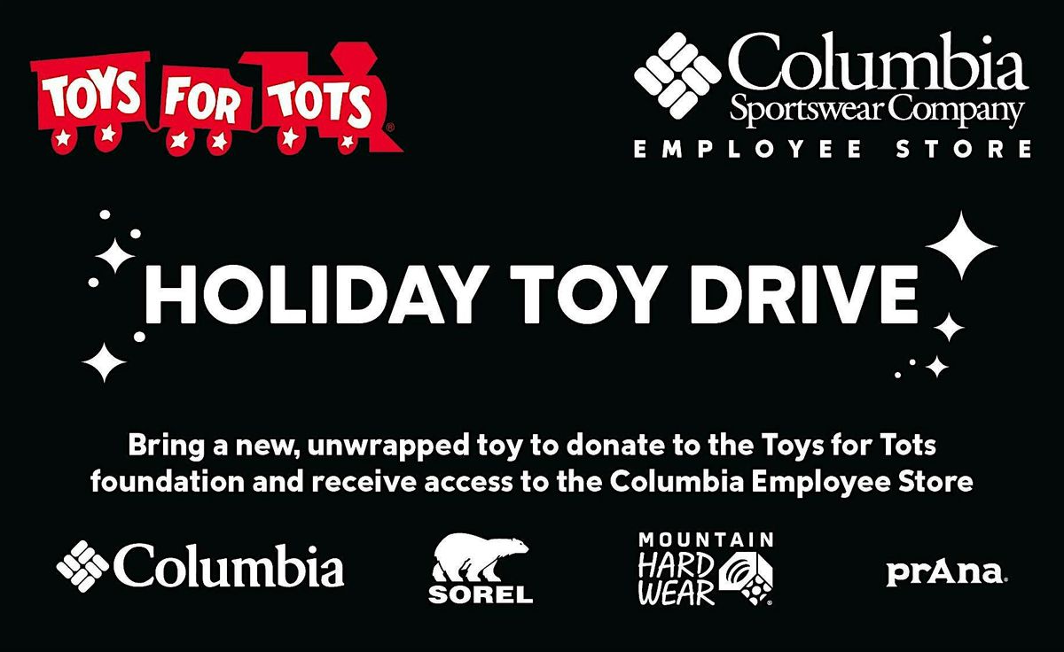 TOYS FOR TOTS - Donate & Shop the Columbia Employee Store