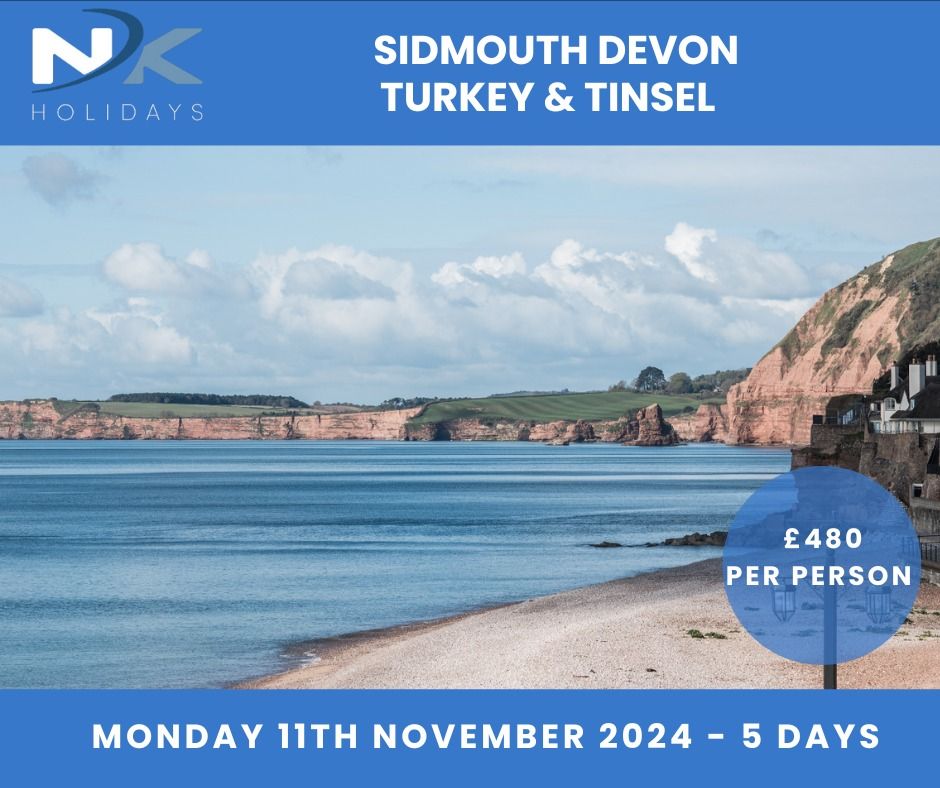 Sidmouth Devon Turkey & Tinsel Coach Holiday