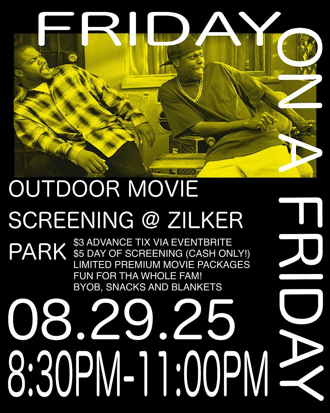 FRIDAY ON A FRIDAY! Outdoor movie screening