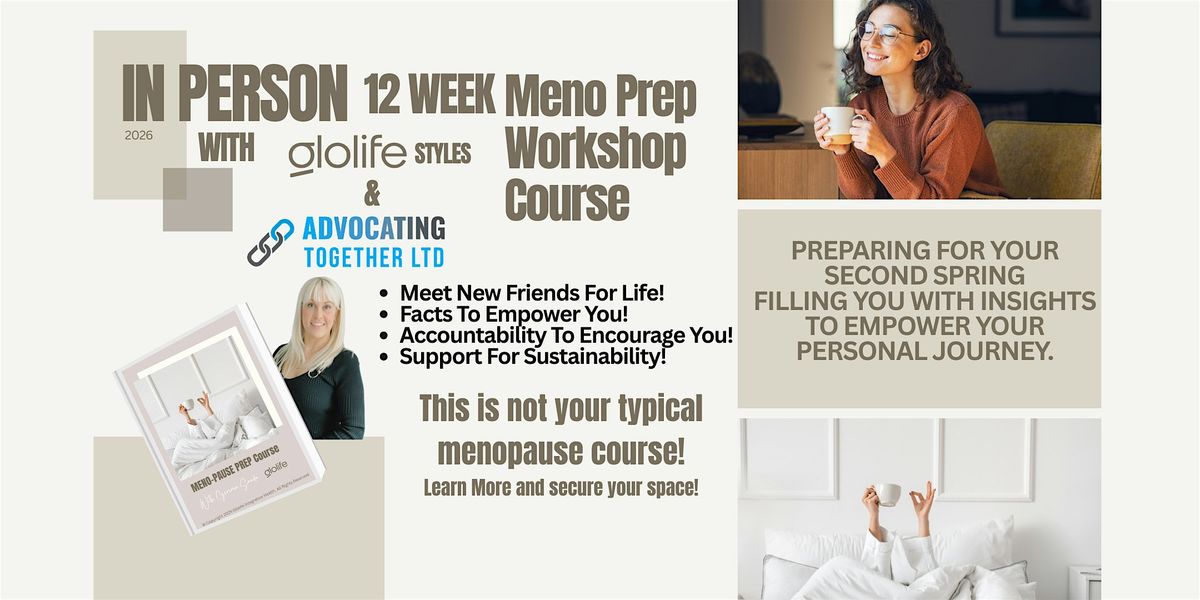 Menopause Support Group Course Pre Peri & Post Women Altrincham Manchester
