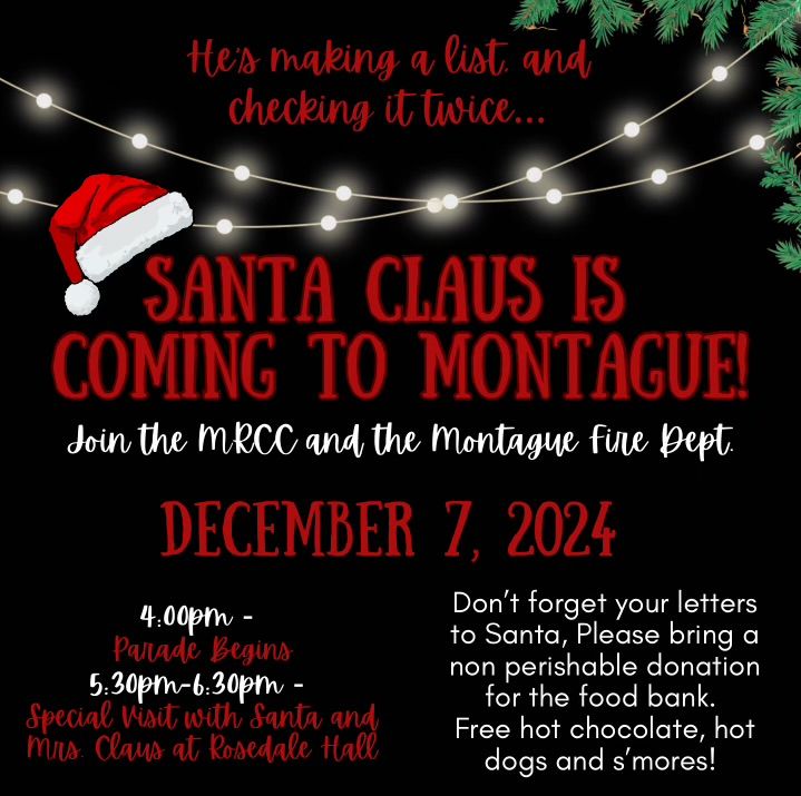 Parade and Meet & Greet with Santa - Presented by the MRCC