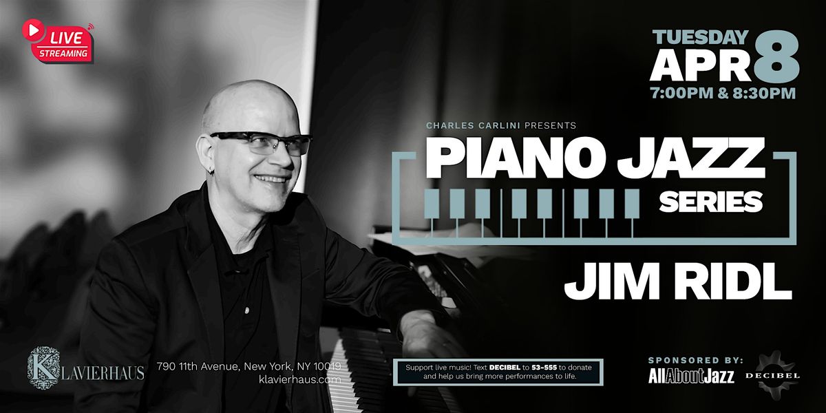 Piano Jazz Series: Jim Ridl