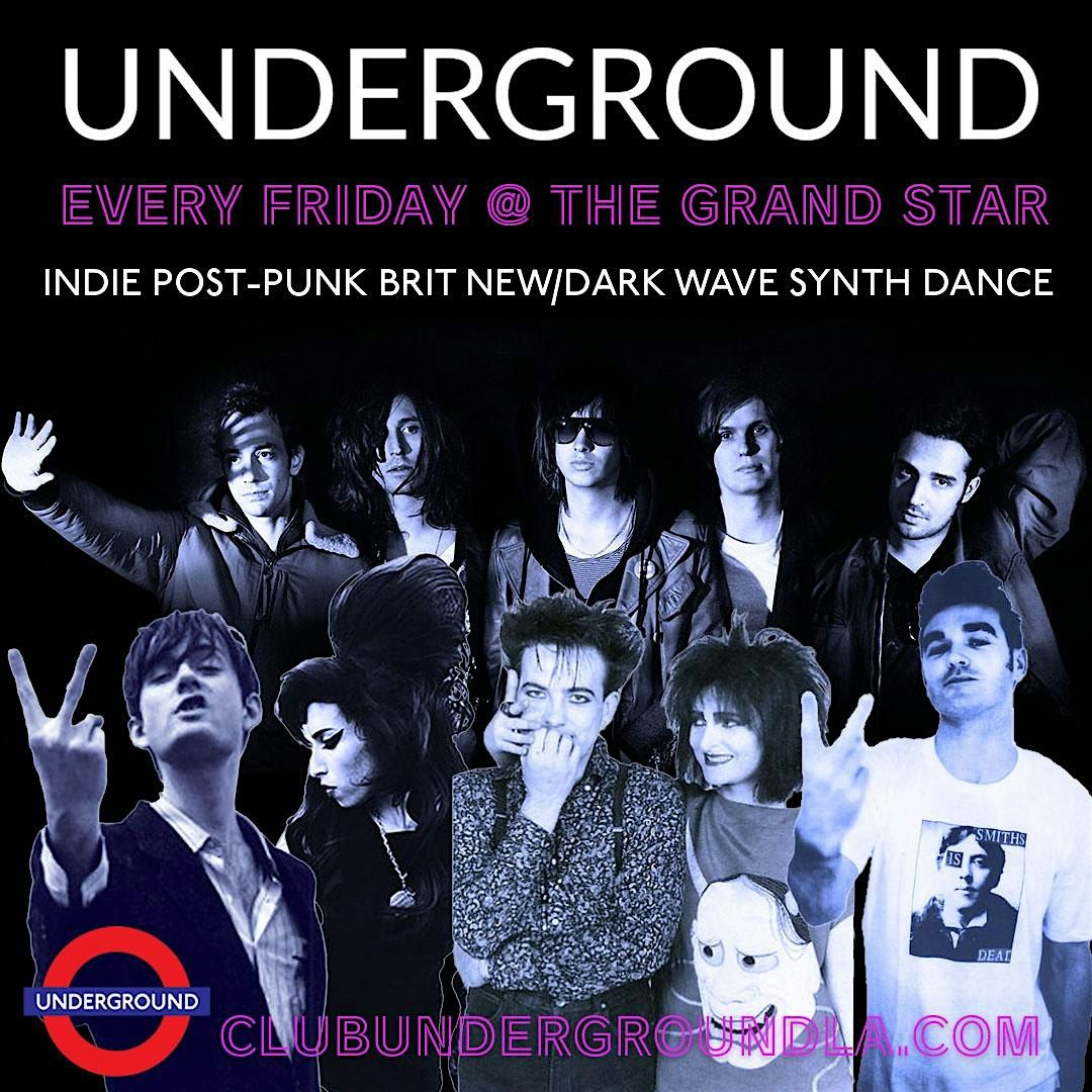 UNDERGROUND DANCE PARTY w\/DJ LARRY G! DTLA 80s-Now! Post-PunkIndieBritPop