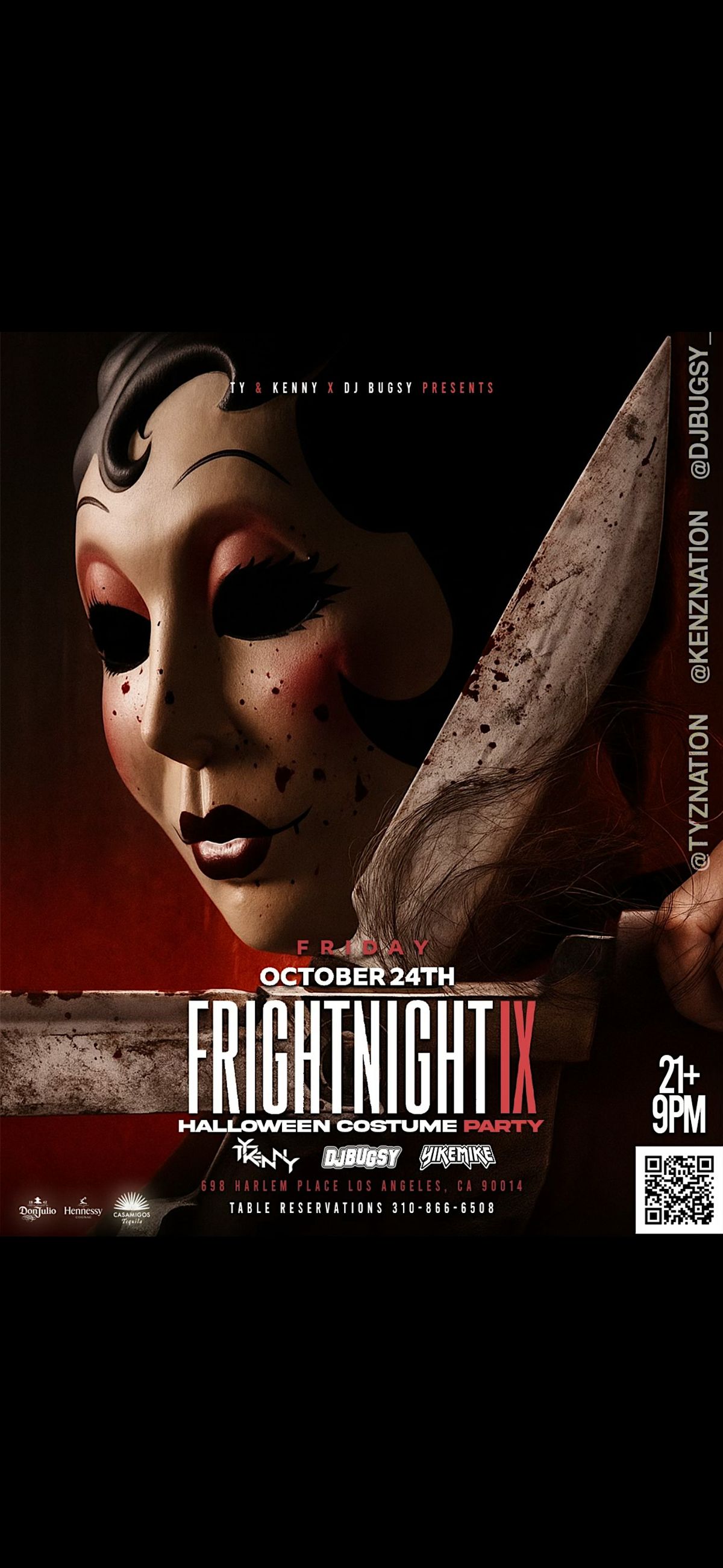 FRIGHT NIGHT IX : HALLOWEEN COSTUME PARTY