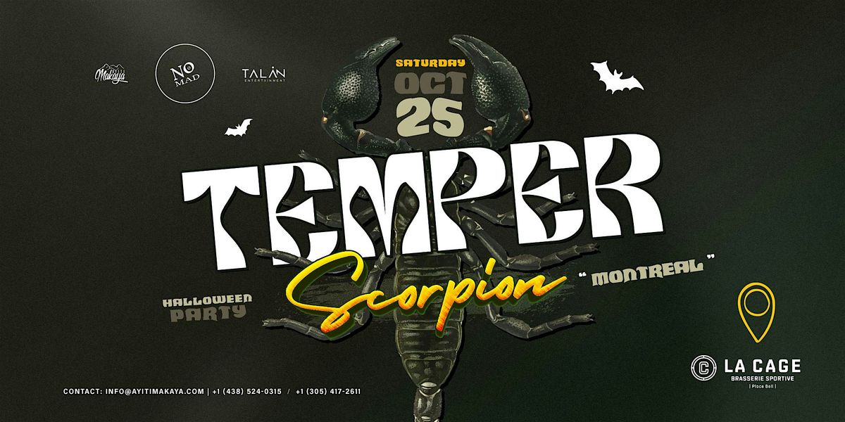 TEMPER x SCORPION: Halloween Edition ! Ted Bounce & Friends