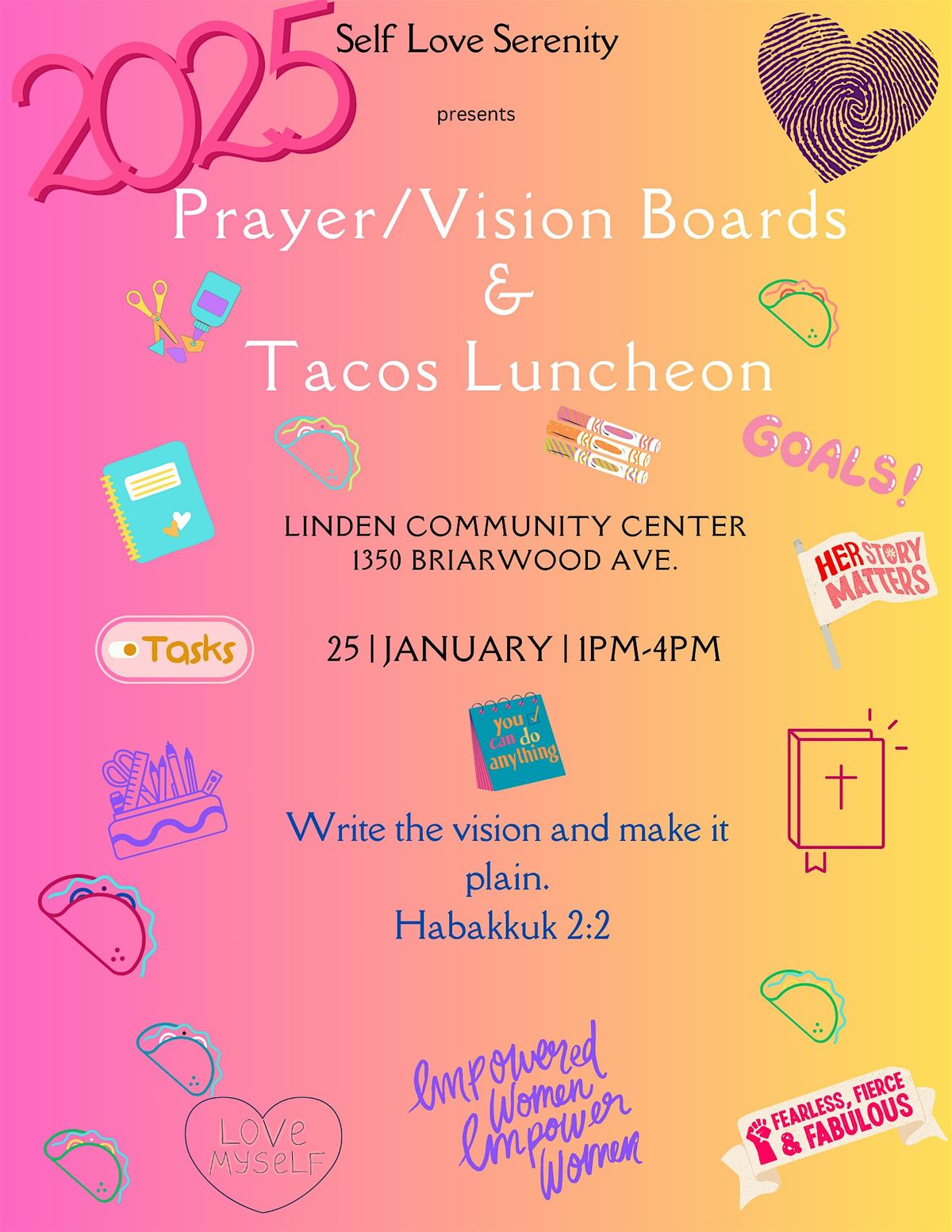 Prayer, Vision Board & Tacos Luncheon 2025