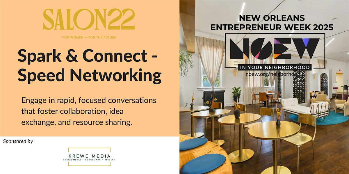 Salon22: Spark & Connect - Speed Networking