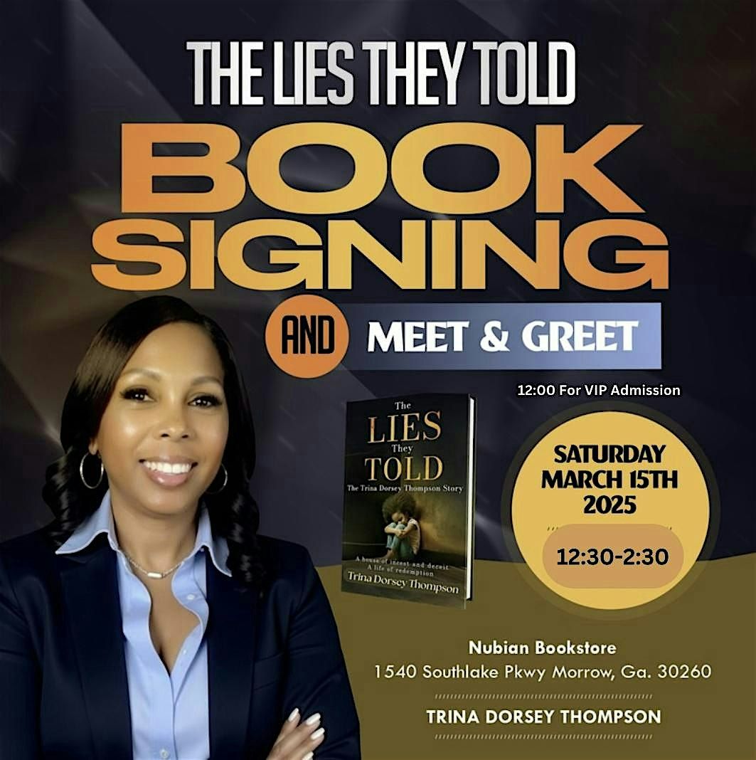 The Lies They Told Book Signing & Meet & Greet