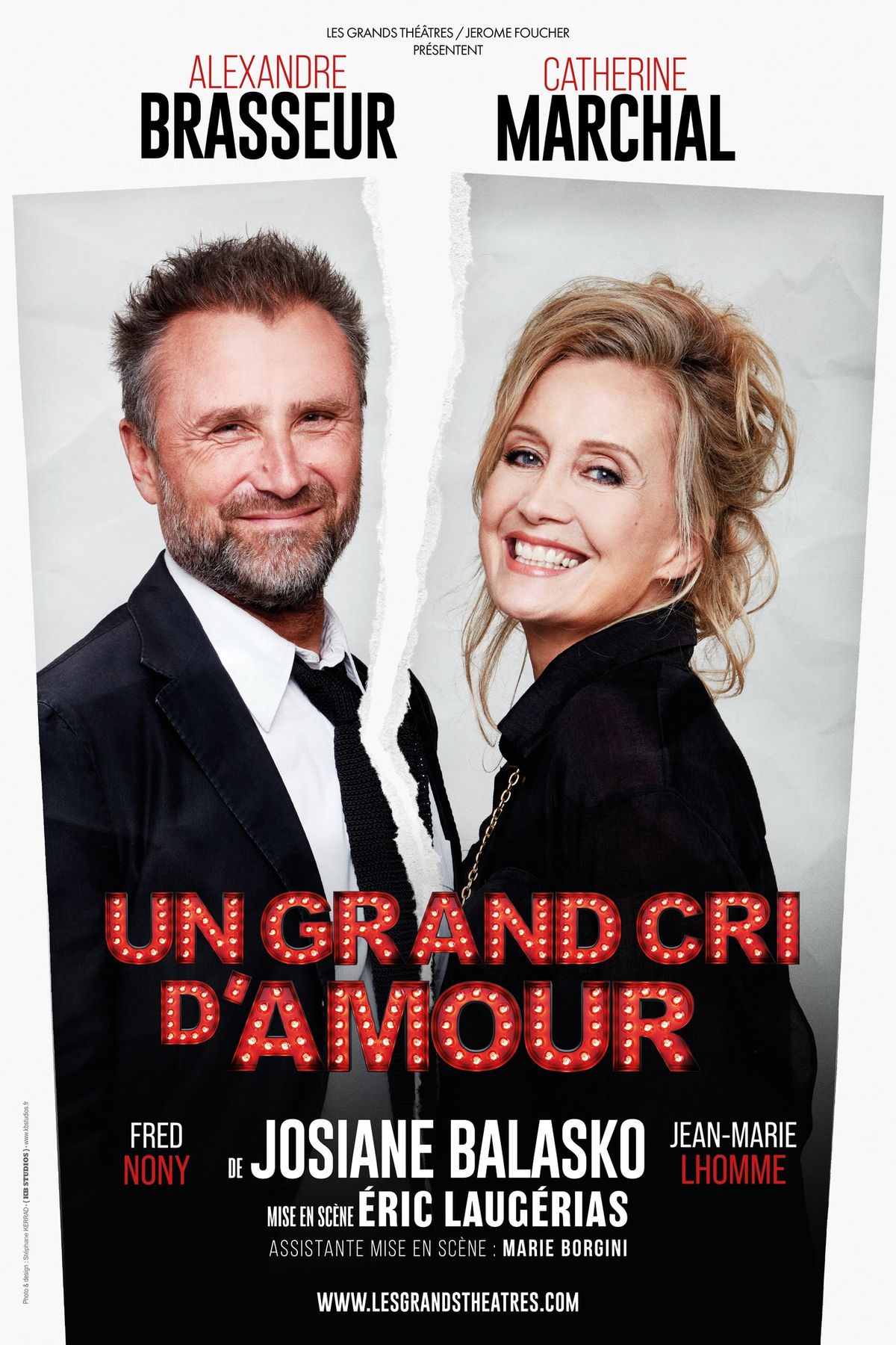 Un grand cri d'amour - Alexandre Brasseur et Catherine Marchal - Th\u00e9\u00e2tre de boulevard