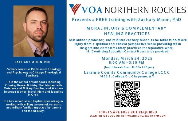 Moral Injury Symposium Cheyenne - with Zachary Moon, PhD