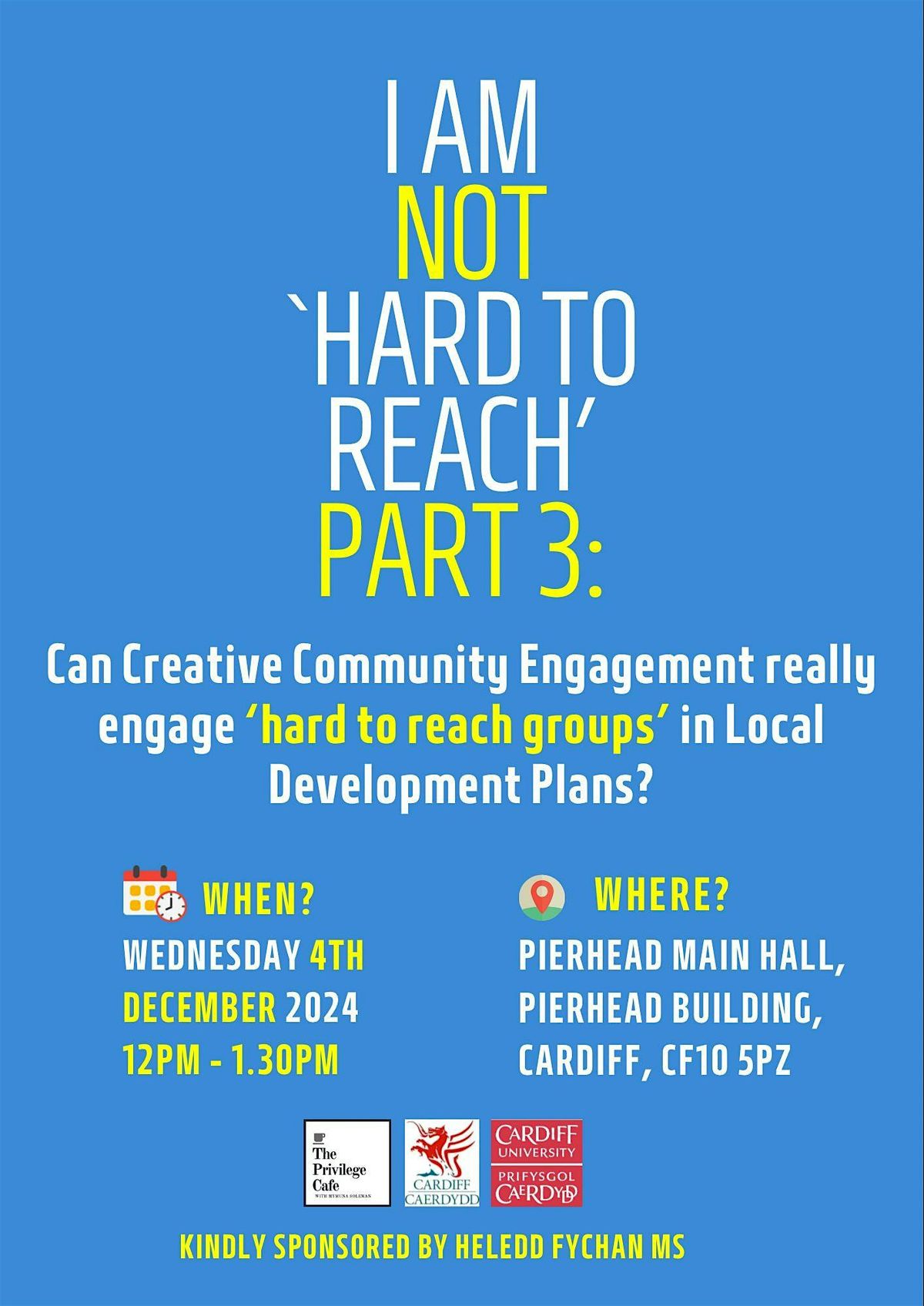 I am NOT \u2018hard to reach\u2019: Creativity, Engagement & Local Development Plans.