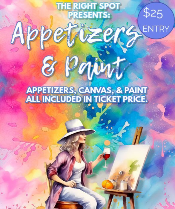  Appetizers & Paint!