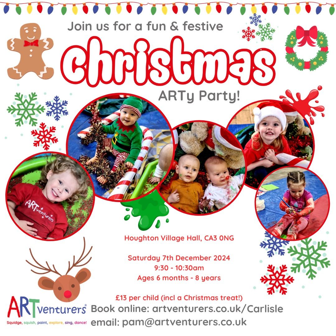 Festive Christmas ARTy Party!\ud83c\udf84\ud83c\udf85\ud83c\udffb\u2603\ufe0f\ud83e\udd8c