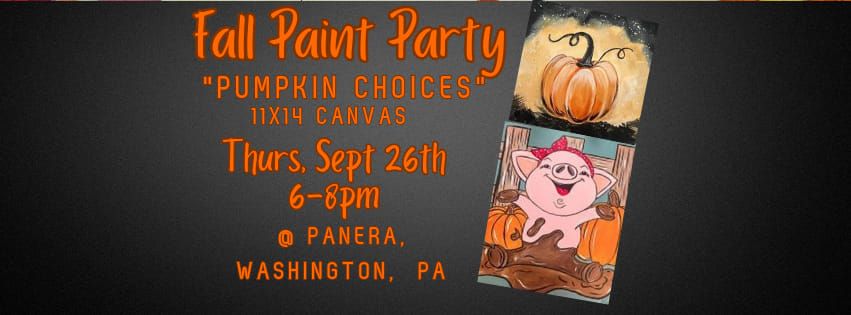 9\/26\/24 Fall Paint Party - Pumpkins 