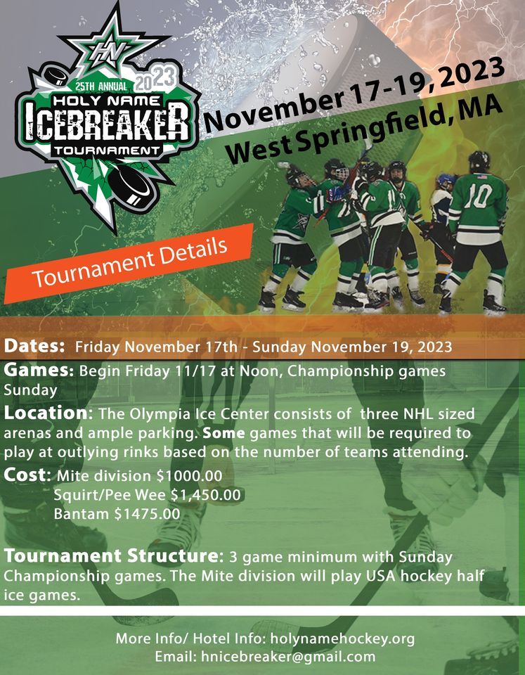 25th Annual 2023 Holy Name Ice Breaker Tournament