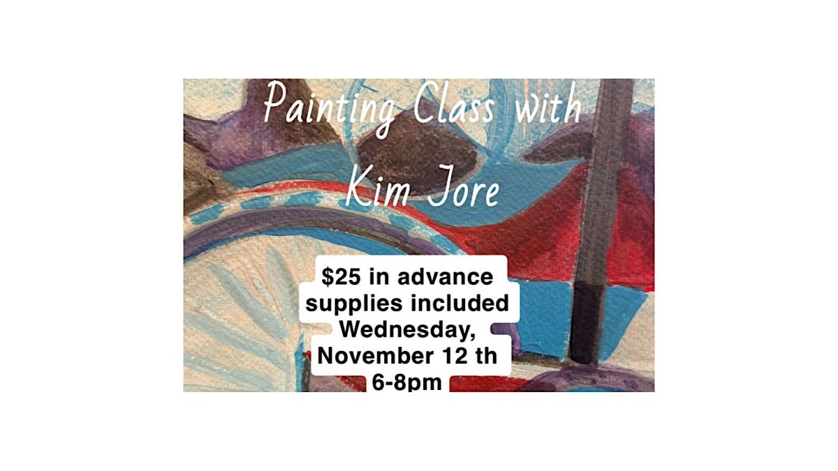 ABSTRACT ALES PAINTING CLASS
