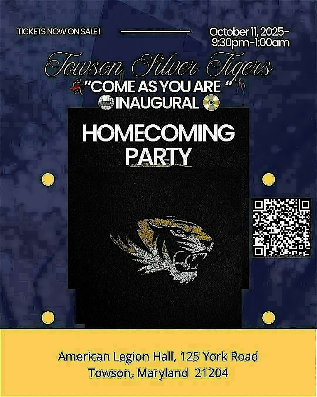 Towson Silver Tigers "Old School" Homecoming Party