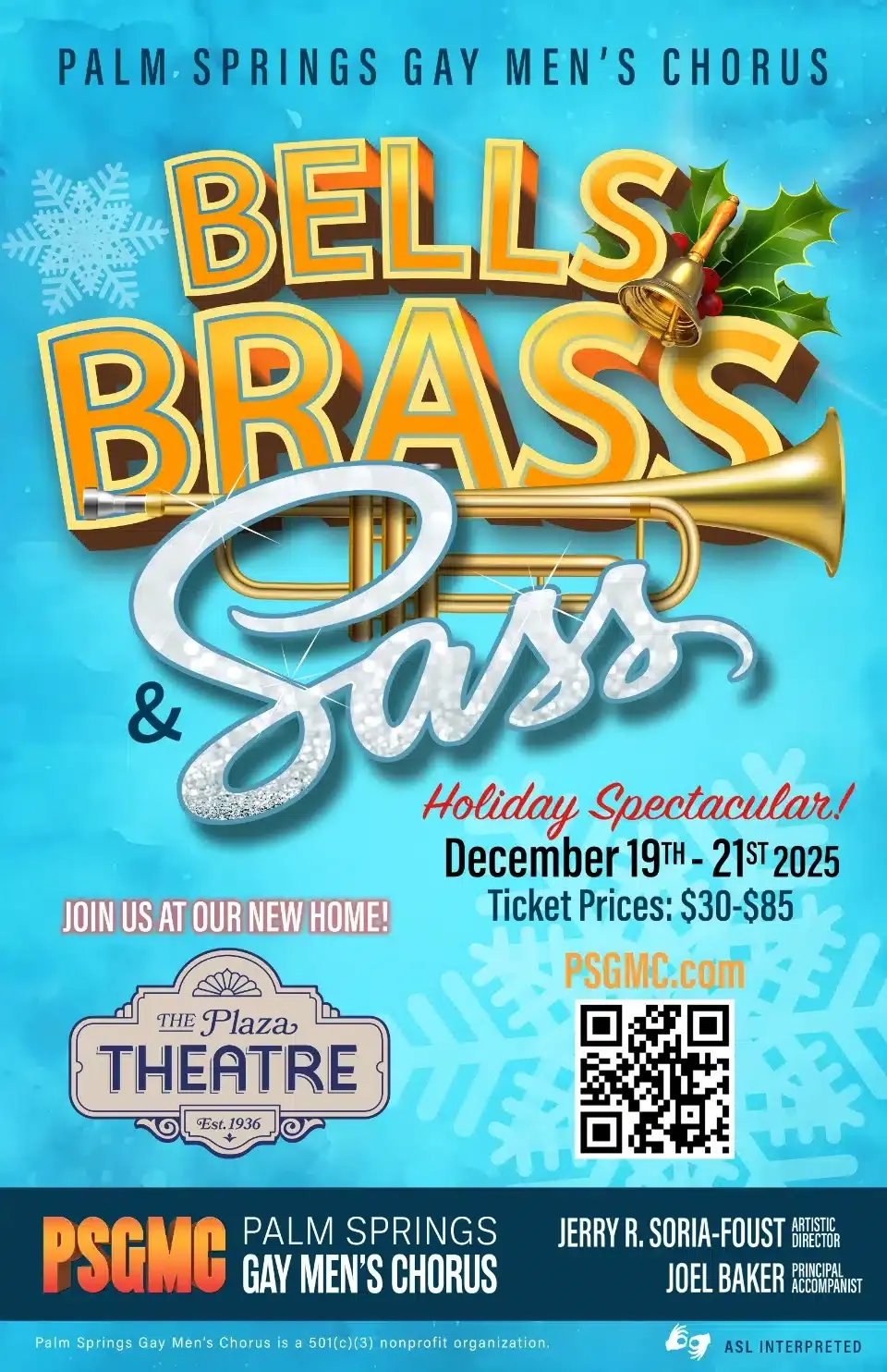 Palm Springs Gay Men's Chorus: Bells, Brass, and Sass at Plaza Theatre - Palm Springs
