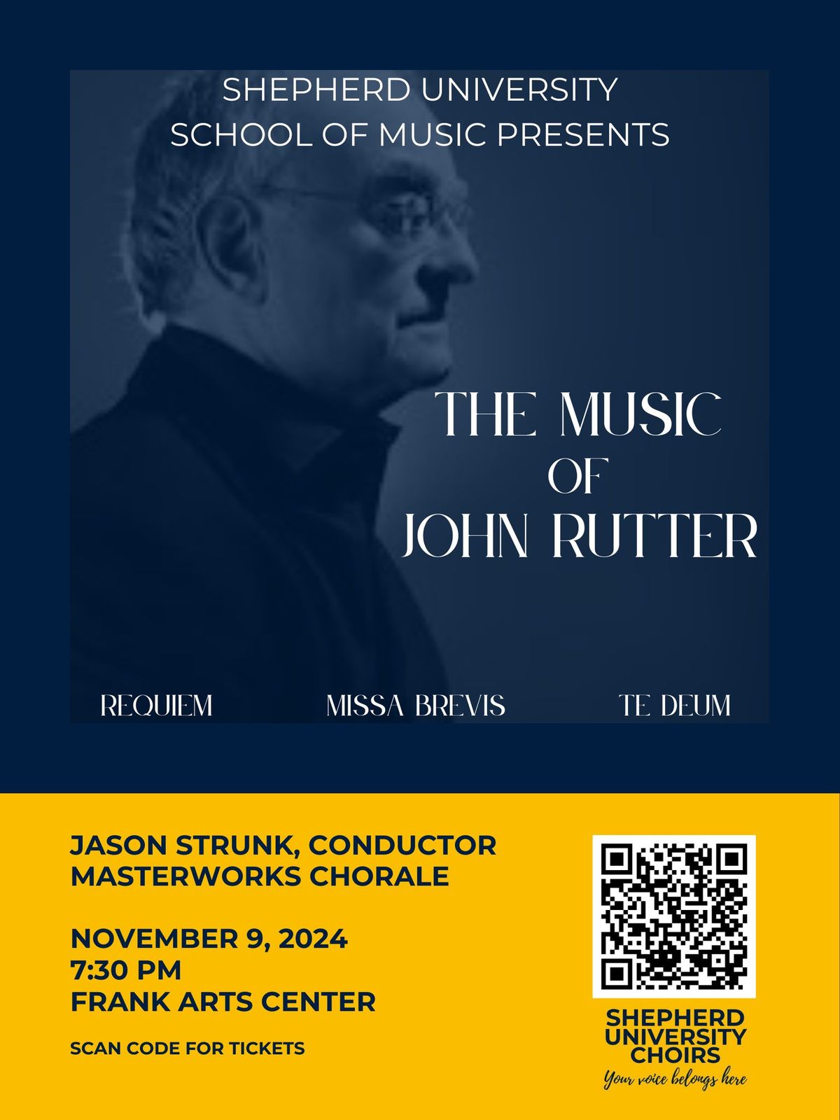 Masterworks Concert, Music of John Rutter