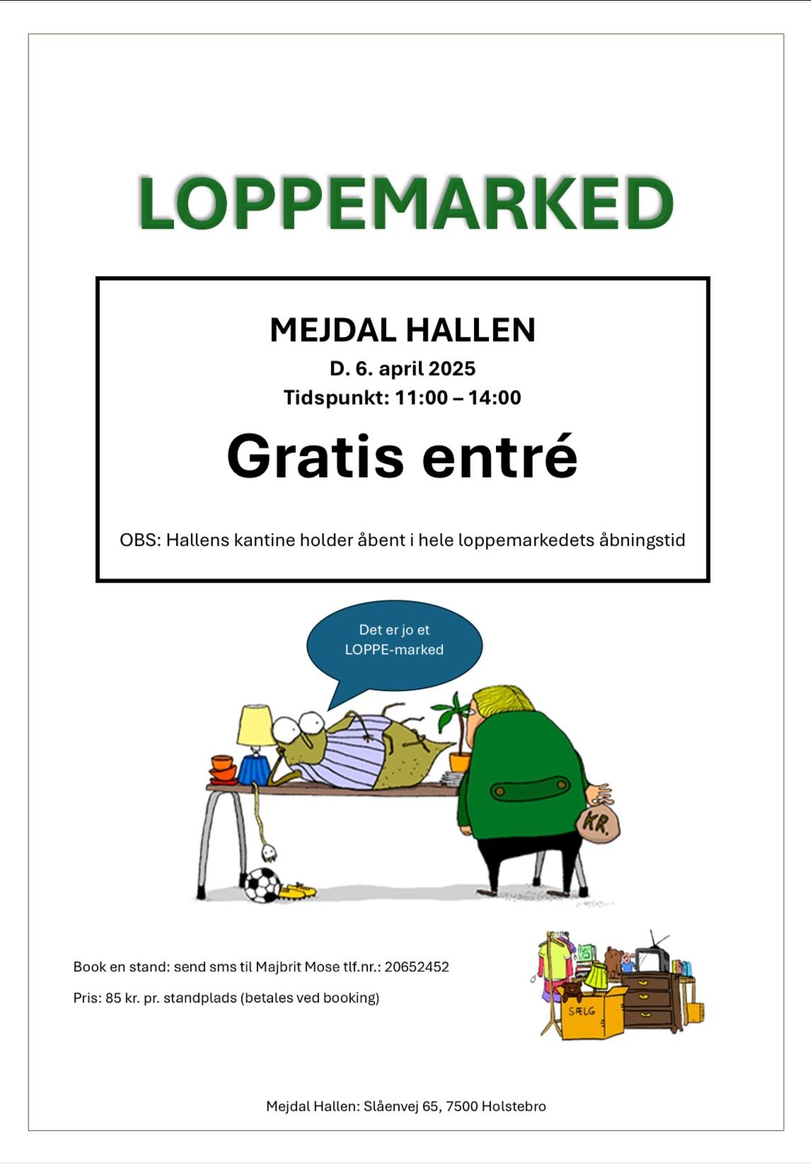 Loppemarked - Mejdal Hallen