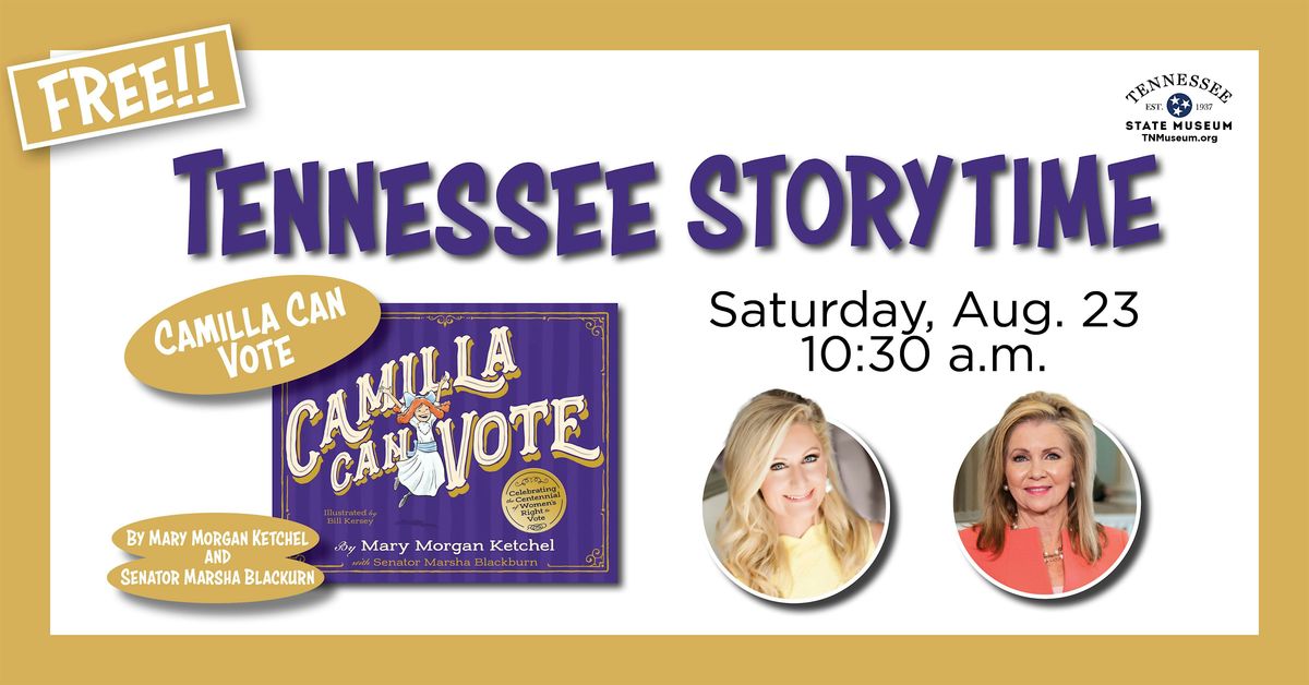 Camilla Can Vote Story Time at the Tennessee State Museum