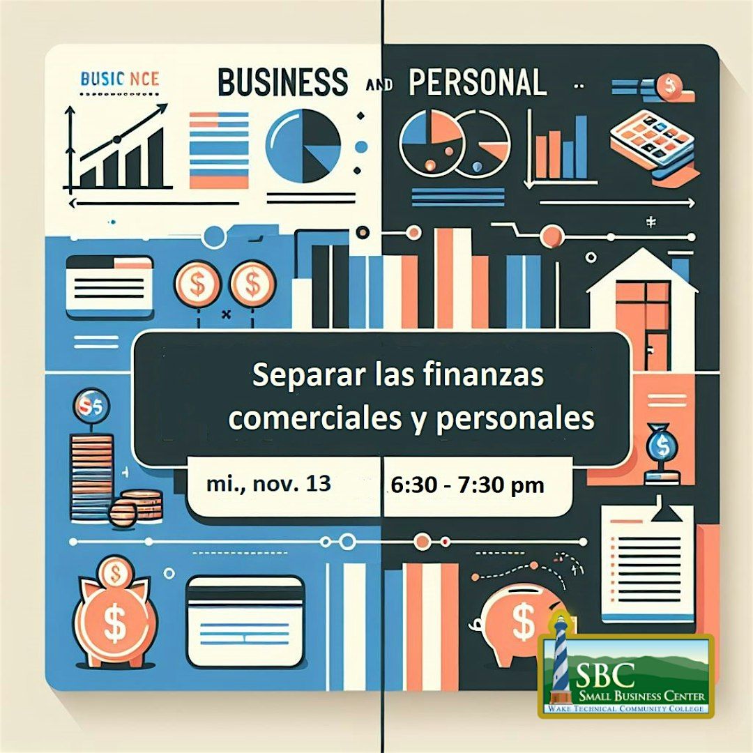 Separar las finanzas comerciales y personales