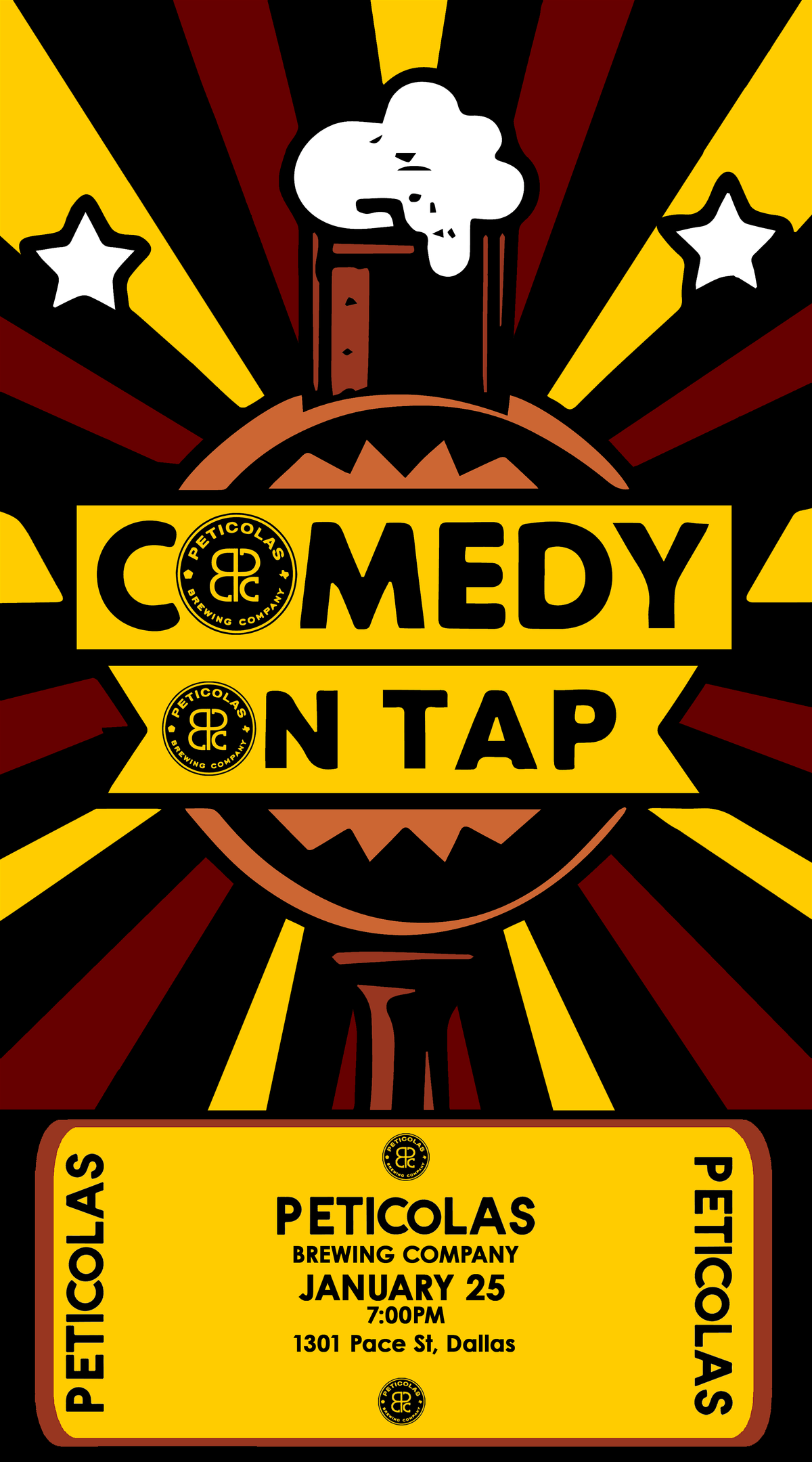 Copy of Comedy On Tap: Peticolas Brewing Company