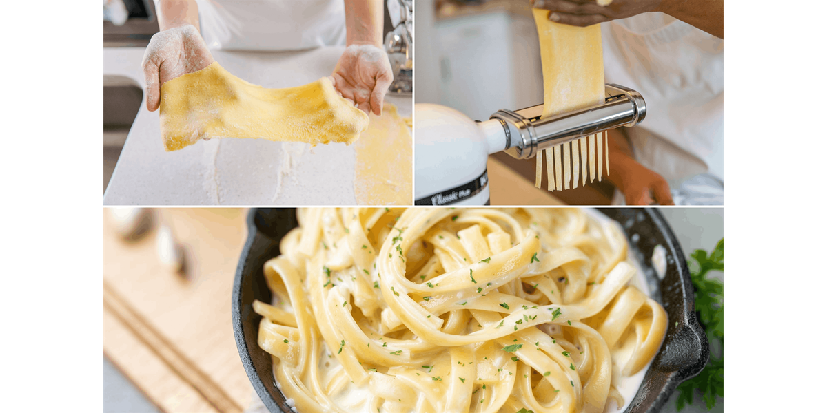 Make Epic Fettuccine and Creamy Alfredo - Pasta Making Cooking Class in Boston | Classpop!\u2122